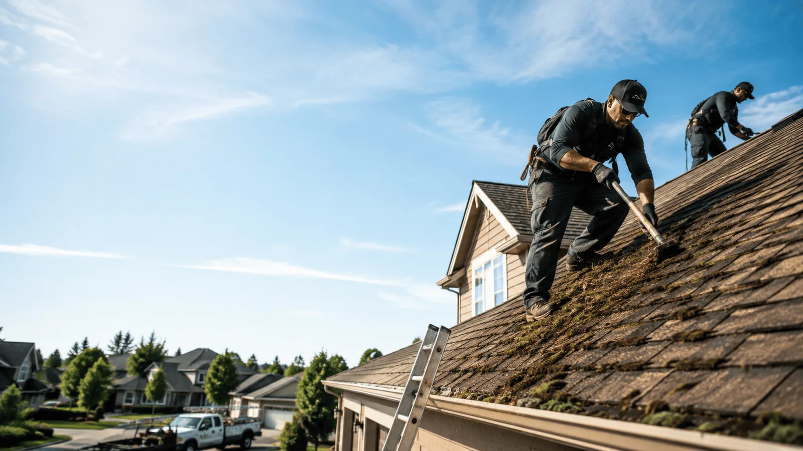 Roof Moss Removal in Van Lear, KY near me